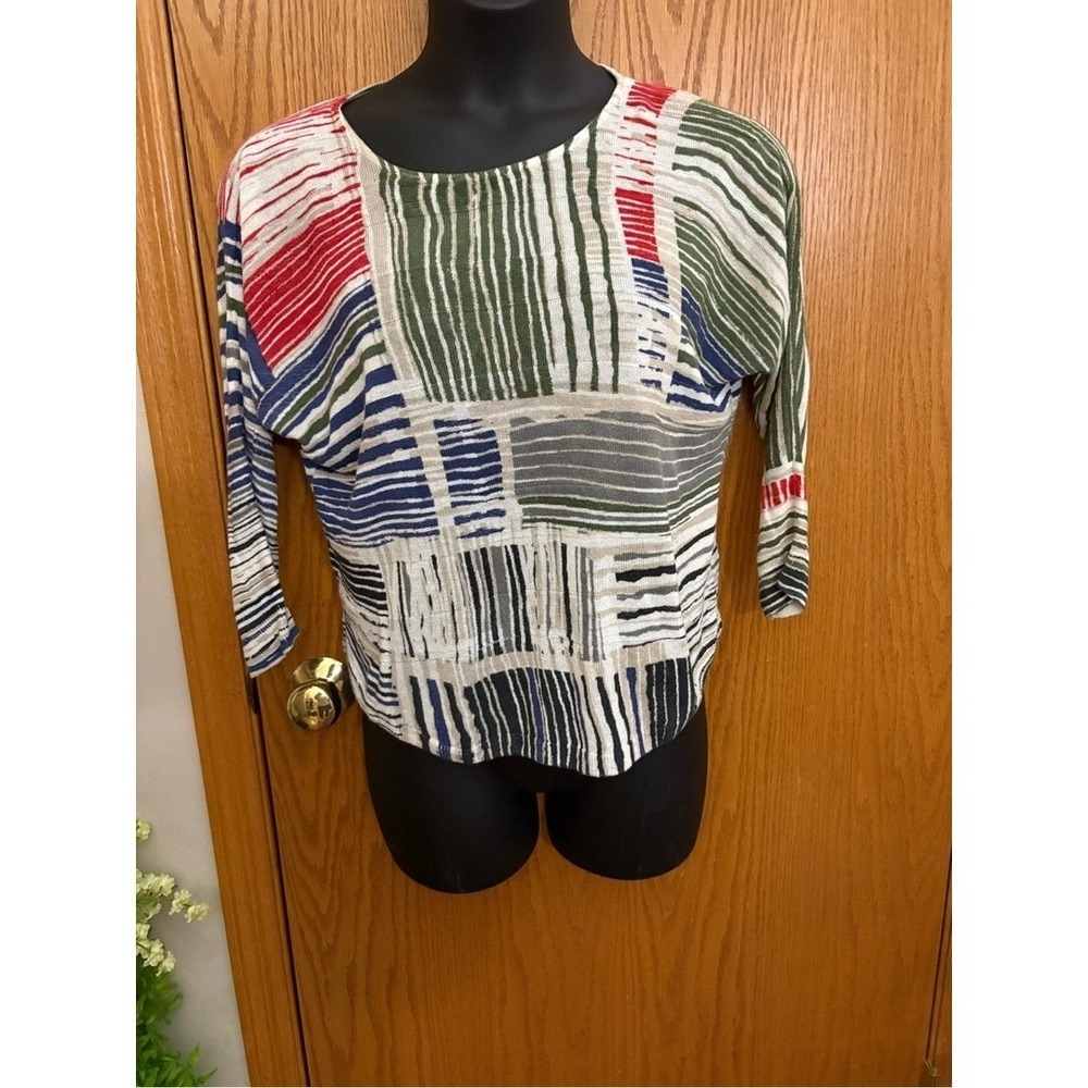 Nic & Zoe Paprika Lightweight Pullover Sweater PM
